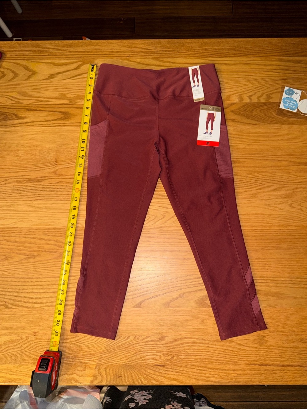 Mondetta Wine-Colored Performance Leggings